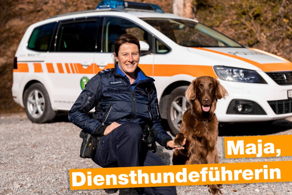 Maja Diensthundeführerin und Stadtpolizistin